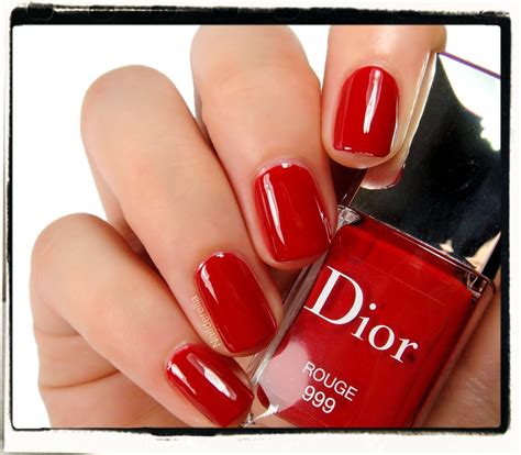 swatches le vernis dior 999|Dior vernis nail polish review.